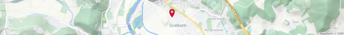 Kartendarstellung des Standorts für Donatus-Apotheke in 8101 Gratkorn